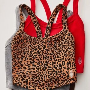 Free People Leopard Print Cami Tank Top